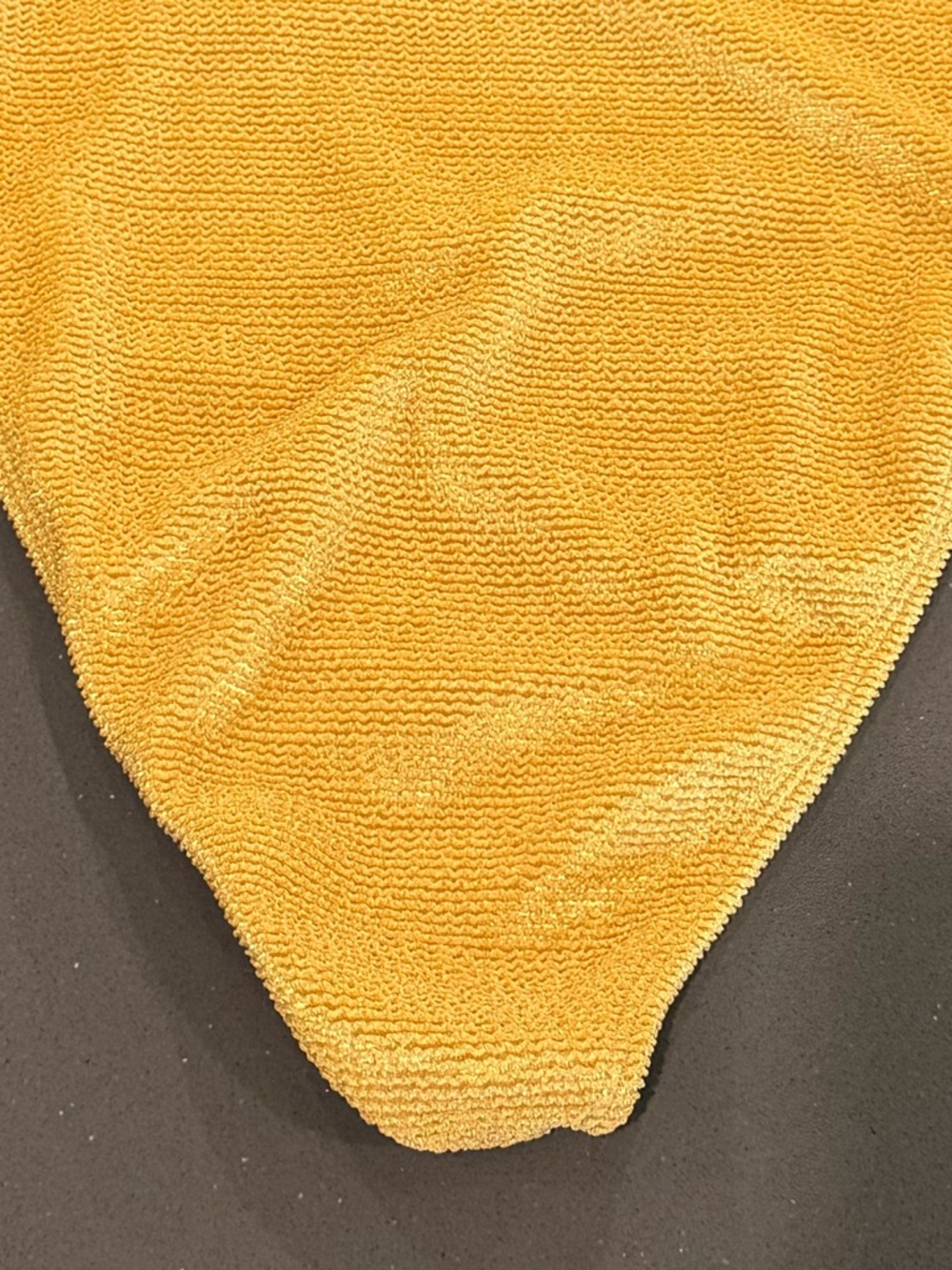 Montce Allie One Piece Swimsuit in a Yellow Gold Sz Small EUC Quiet Luxury Beach - Picture 9 of 14